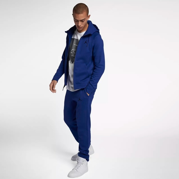 jordan wings men's fleece hoodie